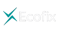 Ecofix logo wit