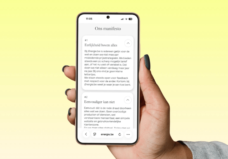 Energie.be app Energie.be app