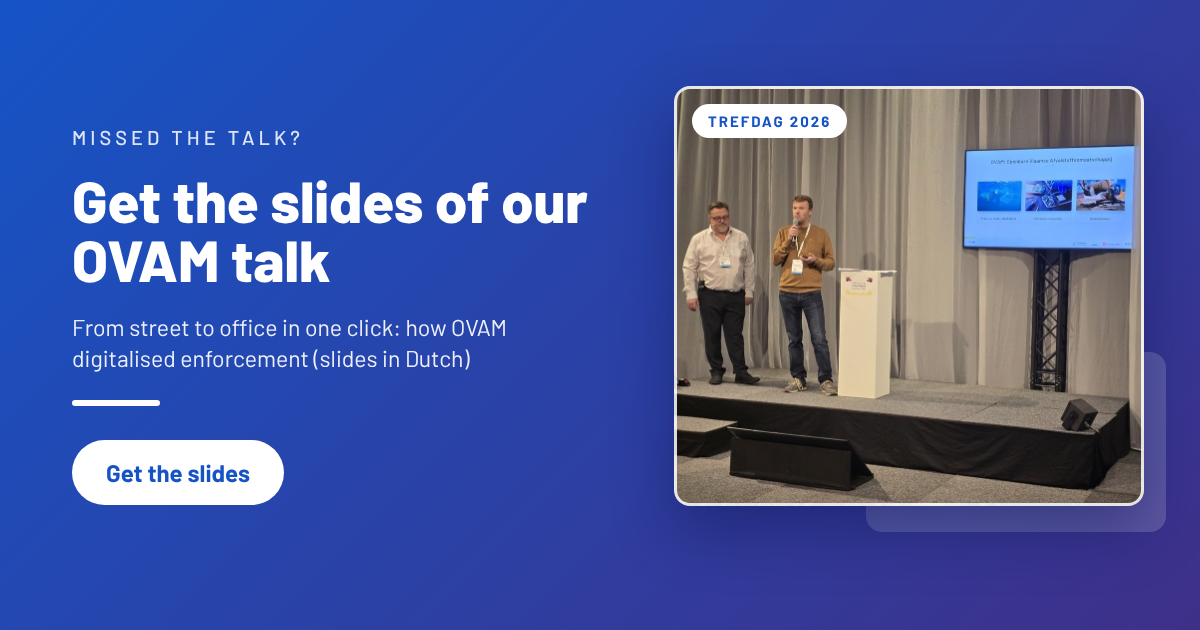 Get the slides of our OVAM talk on digital enforcement