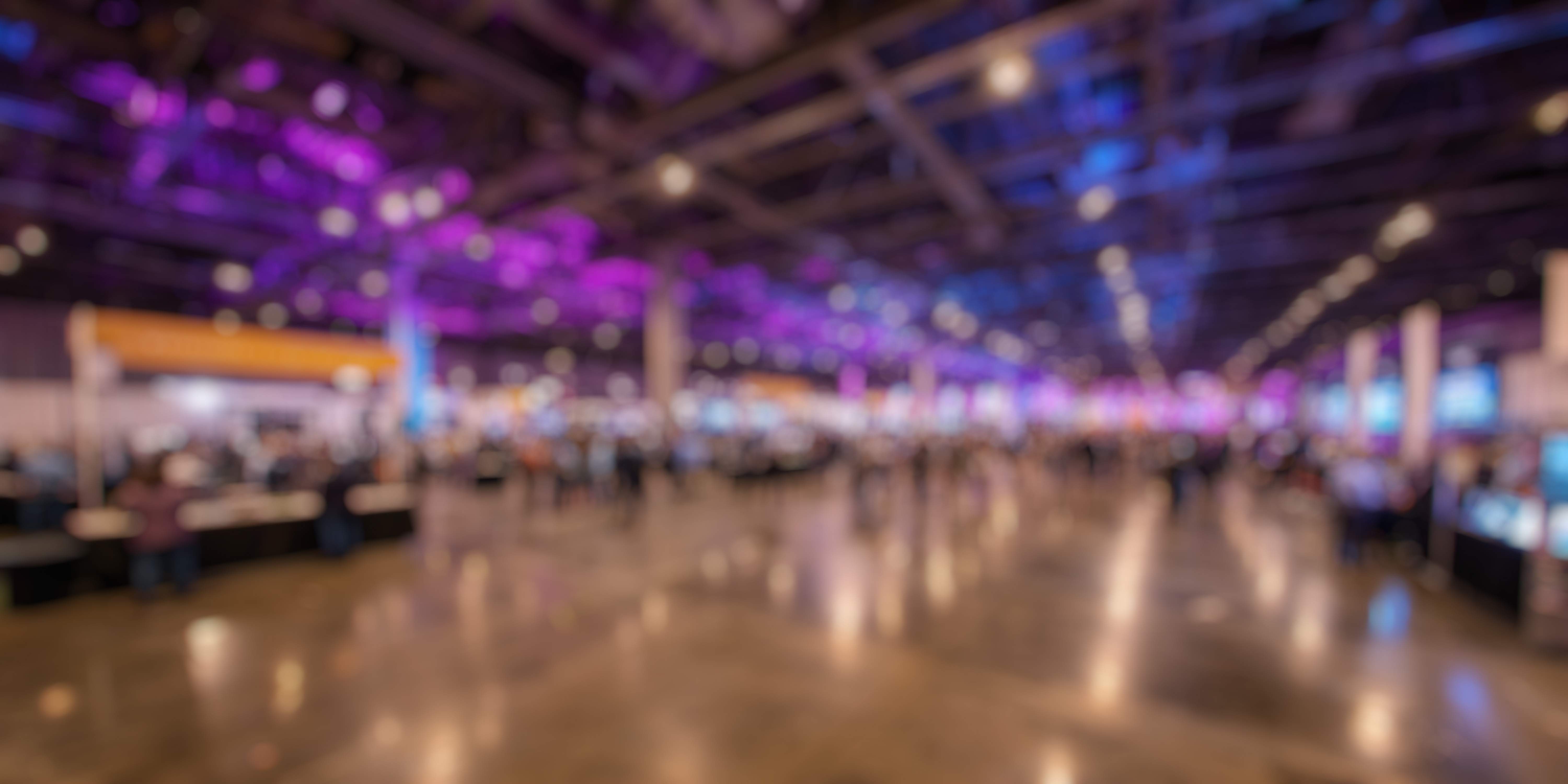 conference background blurry