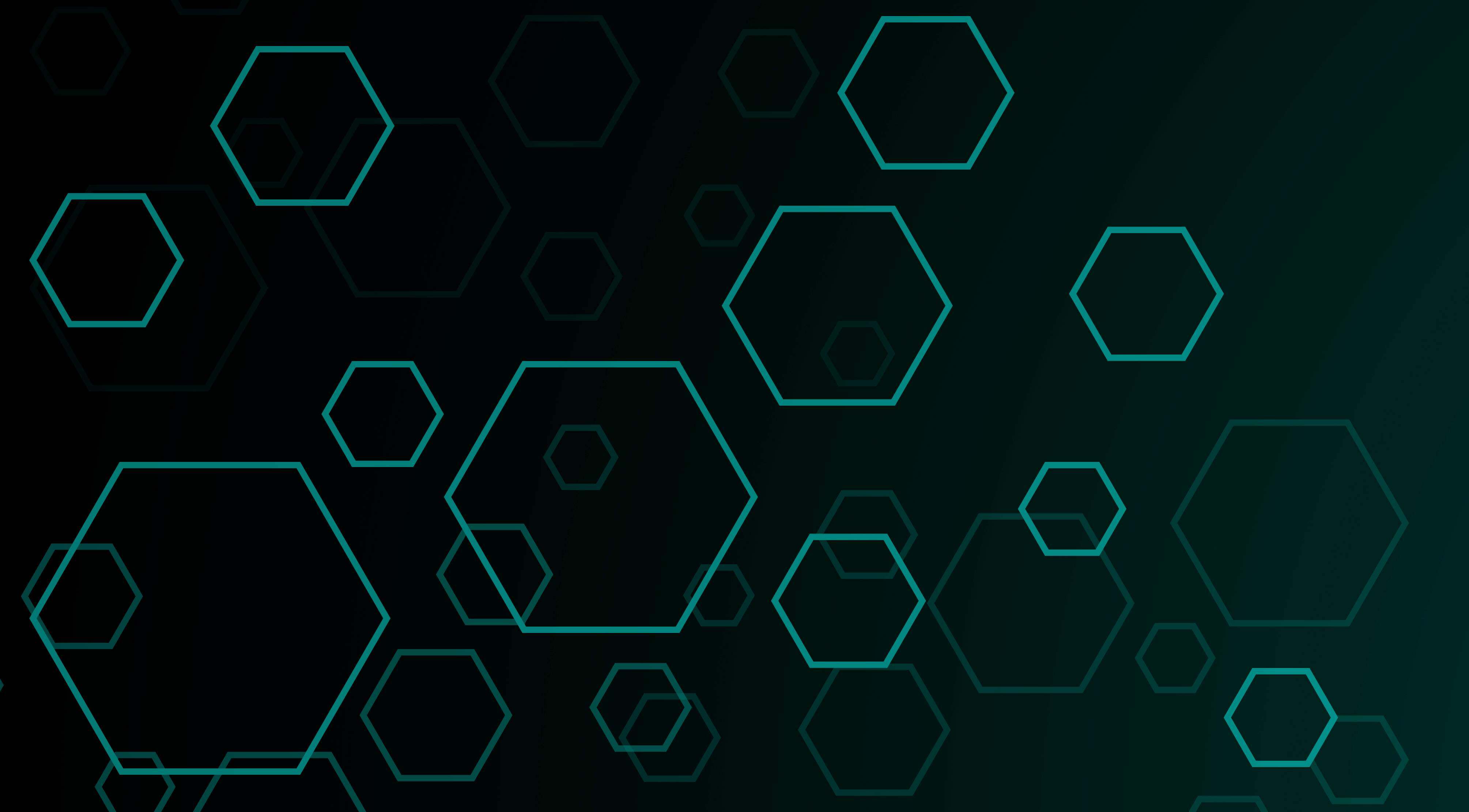 hexagon background - data mesh theme