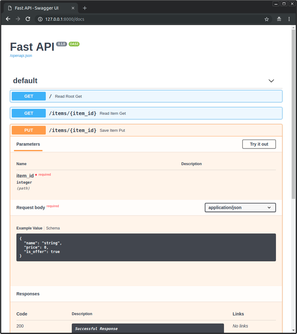 Fast API overview