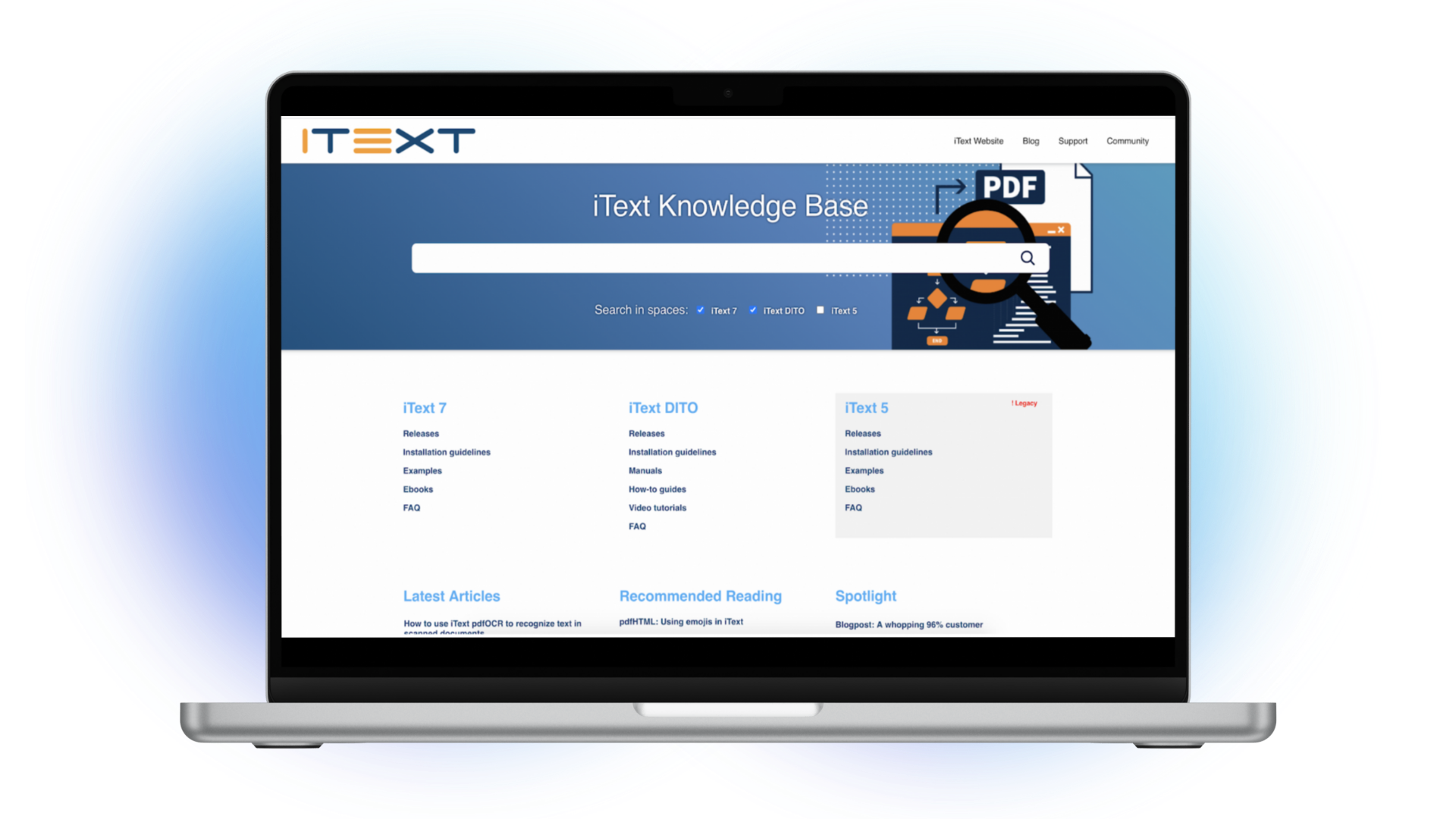 Mockup itext
